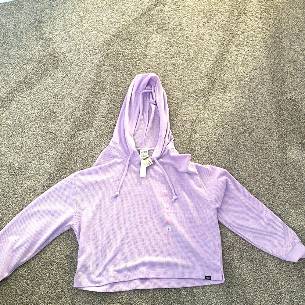 PINK VS crop top hoodie